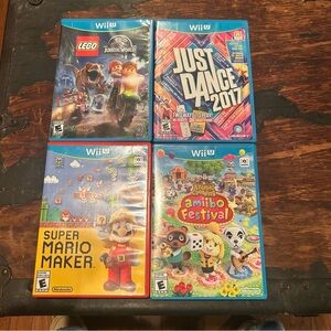 WiiU Games set of 4